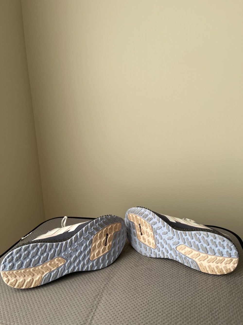 adidas Women's Sneakers in Light Gray, Blue & Pale Pink - Picture 5 of 8